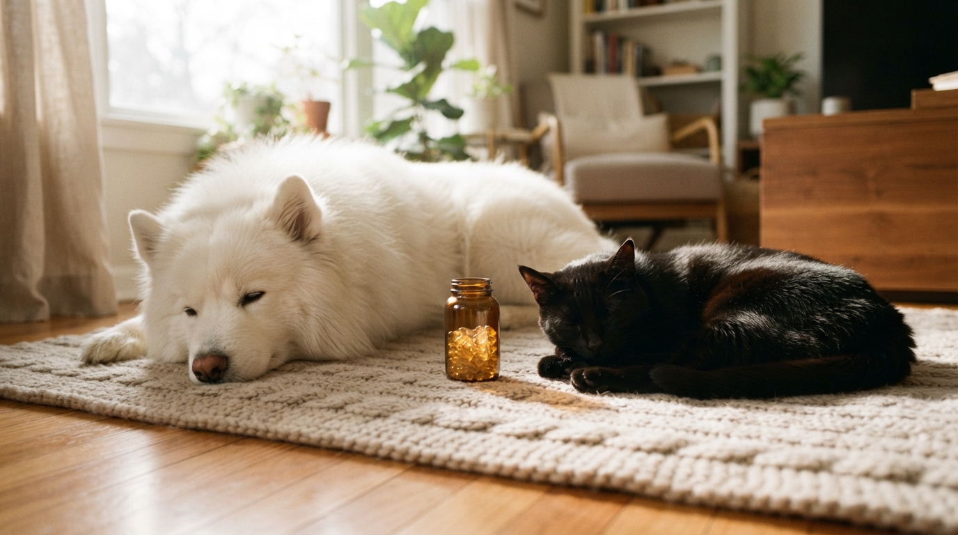 CBD Capsules for Dogs and Cats Natural Wellness
